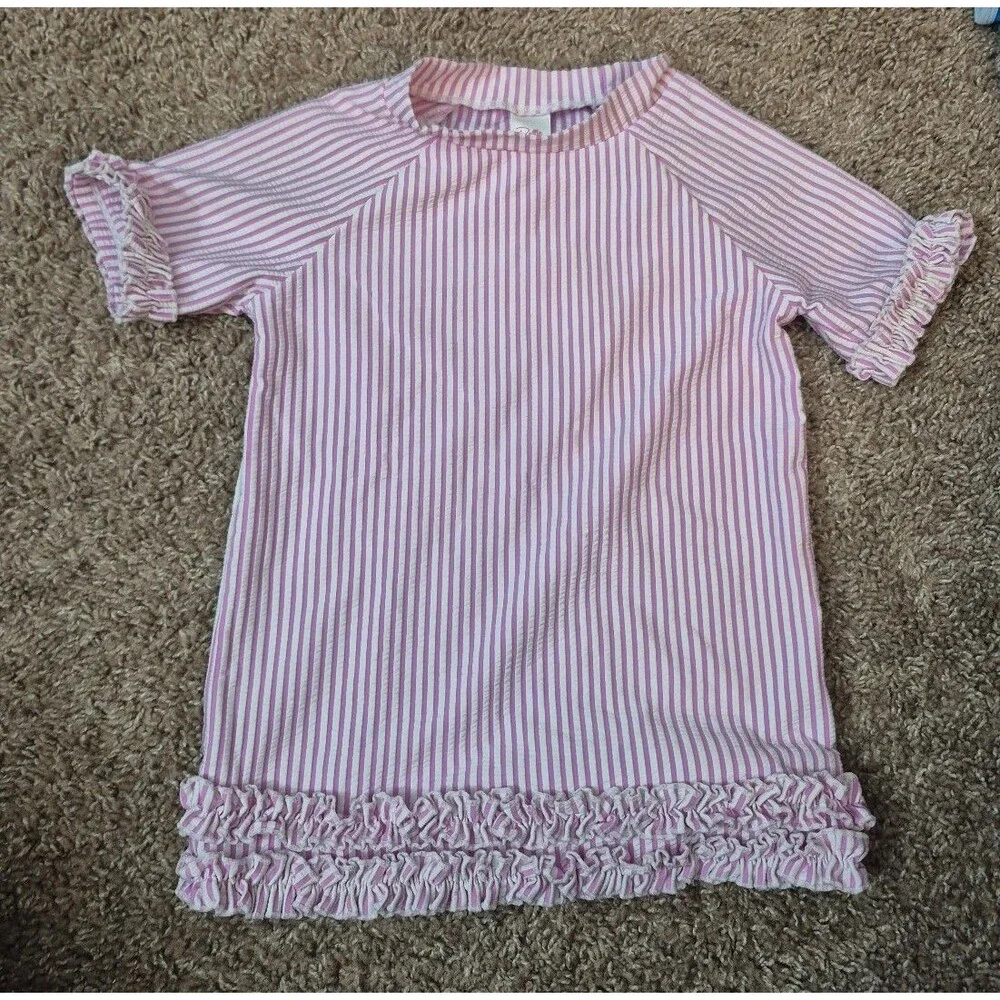 Rufflebutts swim rash guard size 8 girls